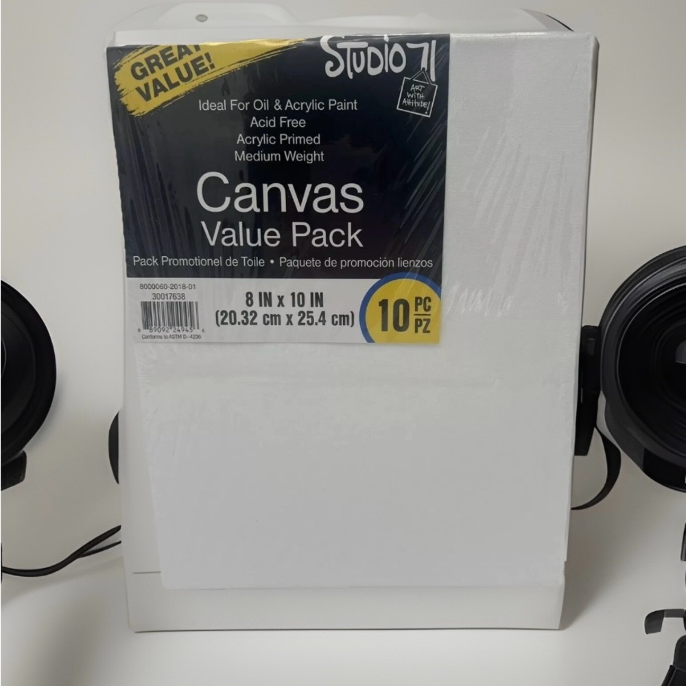 Studio 71 Streched Canvas Value Pack 10 pcs 8” x 10”